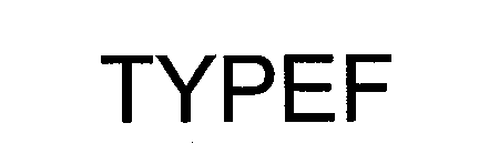 Trademark Logo TYPEF