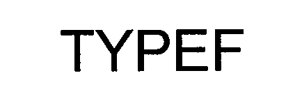 Trademark Logo TYPEF