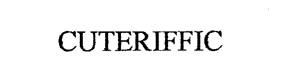 Trademark Logo CUTERIFFIC