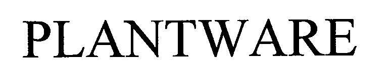 Trademark Logo PLANTWARE