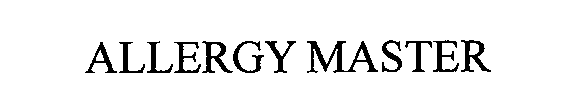 Trademark Logo ALLERGY MASTER