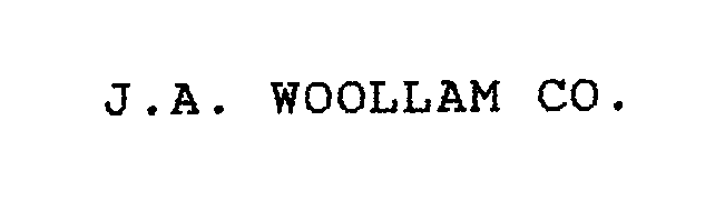  J.A. WOOLLAM CO.