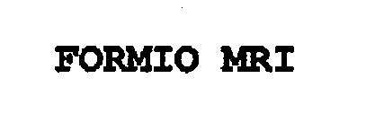  FORMIO MRI