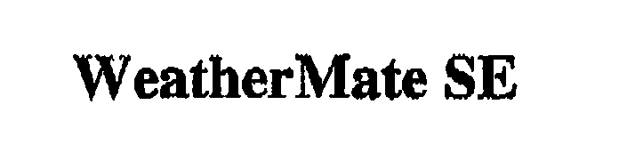Trademark Logo WEATHERMATE SE