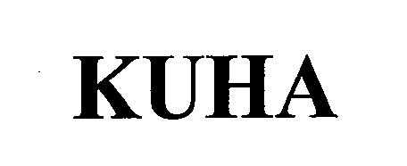 Trademark Logo KUHA
