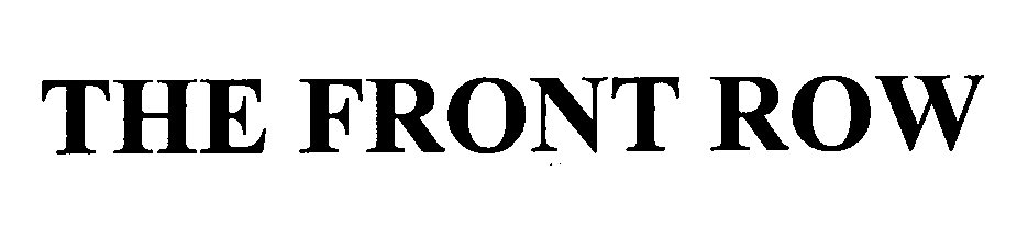 Trademark Logo THE FRONT ROW