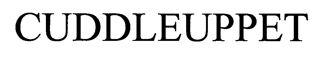 Trademark Logo CUDDLEUPPET