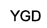 Trademark Logo YGD