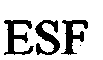 Trademark Logo ESF