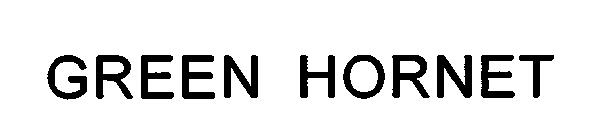 Trademark Logo GREEN HORNET