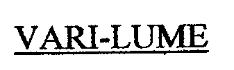 Trademark Logo VARI-LUME