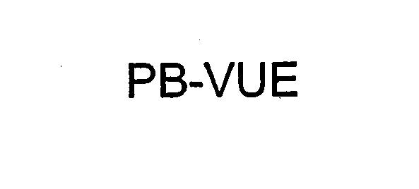 Trademark Logo PB-VUE