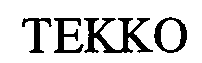 Trademark Logo TEKKO