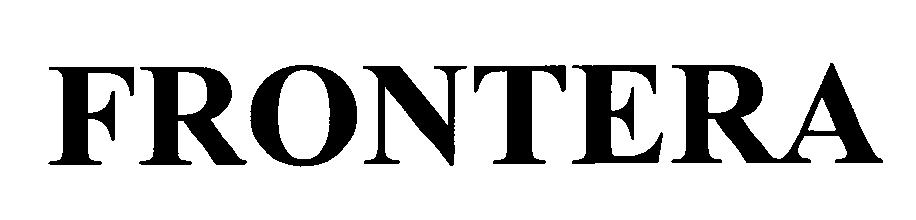 Trademark Logo FRONTERA