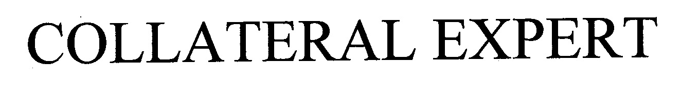 Trademark Logo COLLATERAL EXPERT