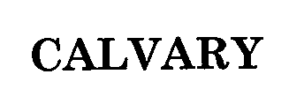 Trademark Logo CALVARY