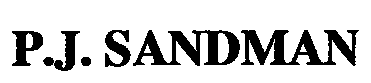 Trademark Logo P.J. SANDMAN