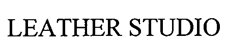Trademark Logo LEATHER STUDIO
