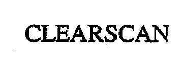Trademark Logo CLEARSCAN