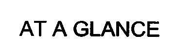 Trademark Logo AT A GLANCE