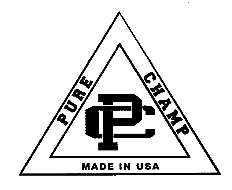Trademark Logo PURE CHAMP MADE IN USA