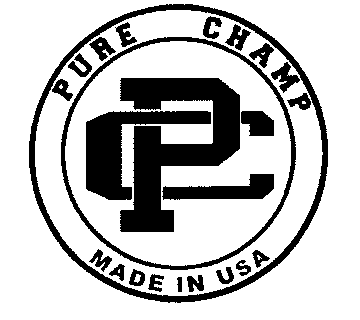Trademark Logo PC PURE CHAMP MADE IN USA