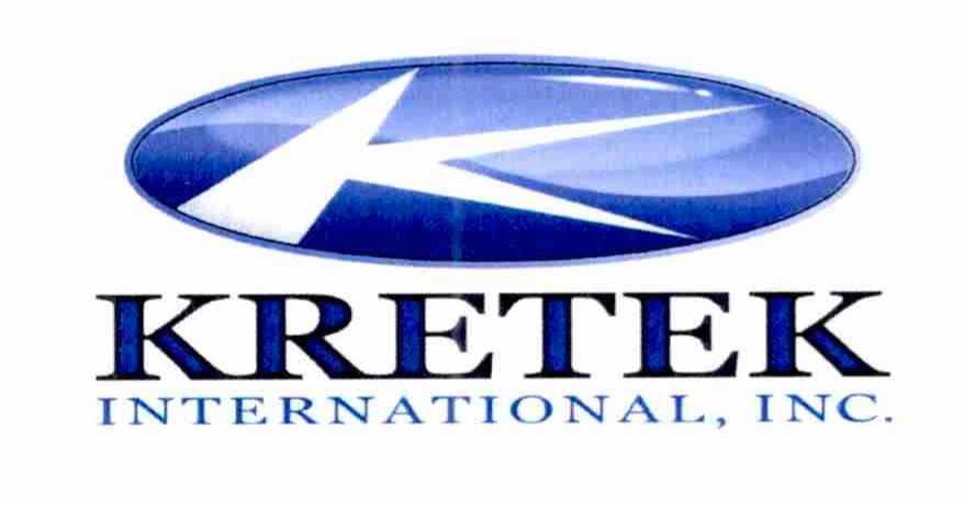 Trademark Logo K KRETEK INTERNATIONAL, INC.