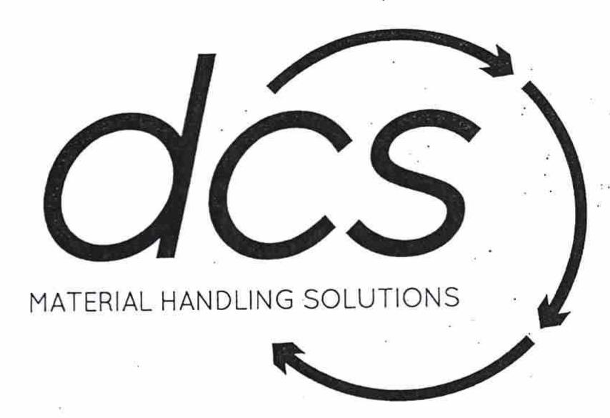 Trademark Logo DCS MATERIAL HANDLING SOLUTIONS