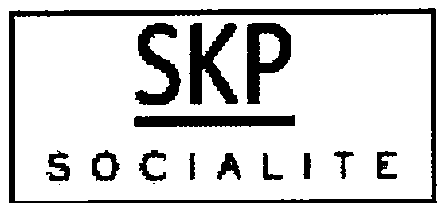 Trademark Logo SKP SOCIALITE