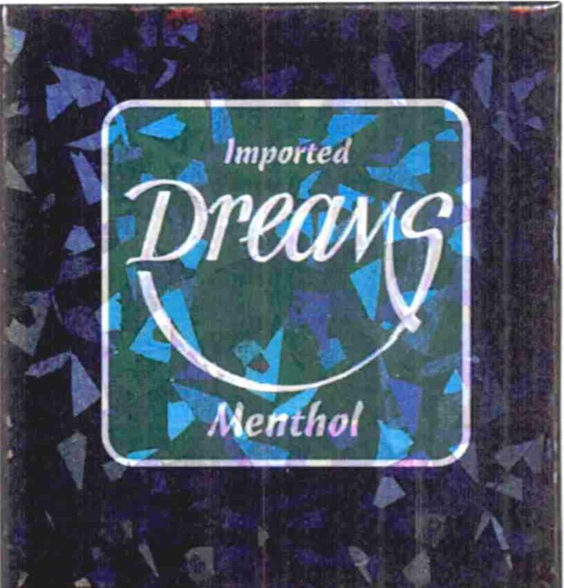 Trademark Logo IMPORTED DREAMS MENTHOL