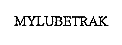 Trademark Logo MYLUBETRAK