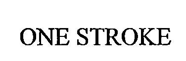 Trademark Logo ONE STROKE