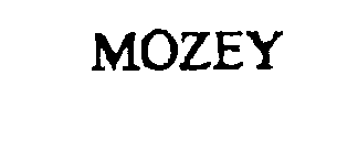 Trademark Logo MOZEY
