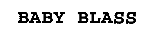 Trademark Logo BABY BLASS