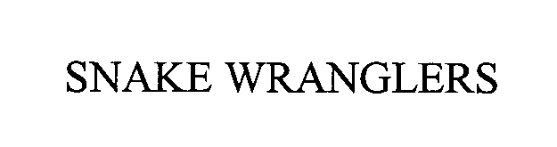 Trademark Logo SNAKE WRANGLERS