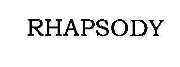 Trademark Logo RHAPSODY