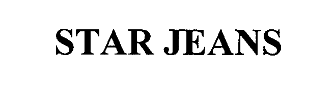 Trademark Logo STAR JEANS