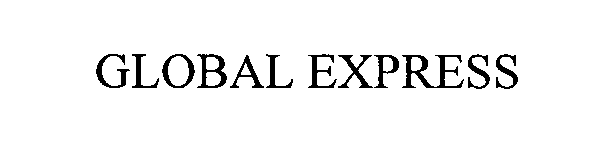 Trademark Logo GLOBAL EXPRESS
