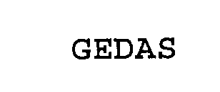 Trademark Logo GEDAS