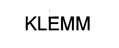 Trademark Logo KLEMM