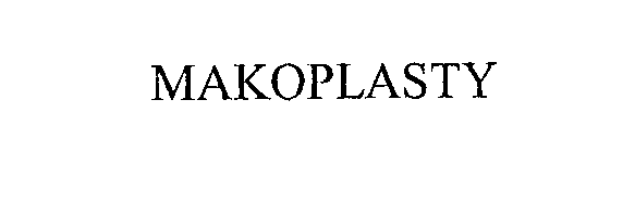 Trademark Logo MAKOPLASTY