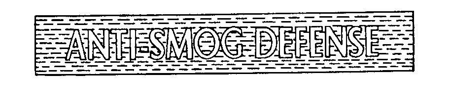 Trademark Logo ANTI-SMOG DEFENSE