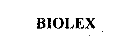Trademark Logo BIOLEX