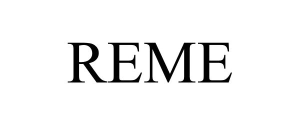 Trademark Logo REME