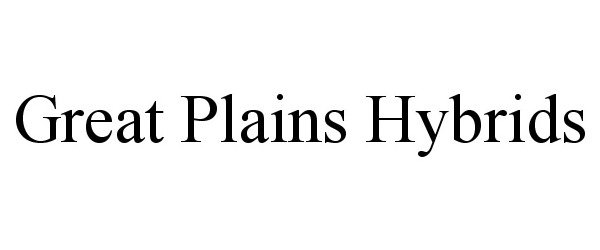  GREAT PLAINS HYBRIDS