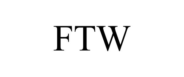 Trademark Logo FTW