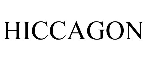 Trademark Logo HICCAGON