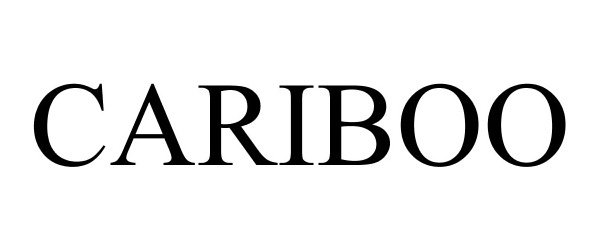 Trademark Logo CARIBOO