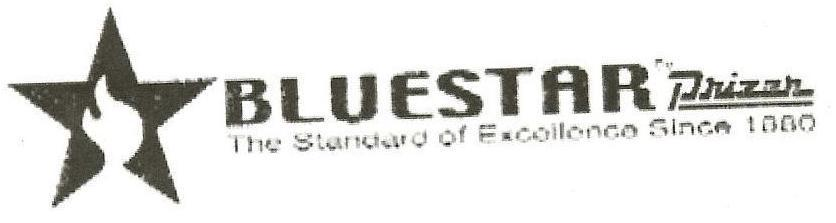  BLUESTAR BY PRIZER THE STANDARD OF EXCELLENCE SINCE 1880