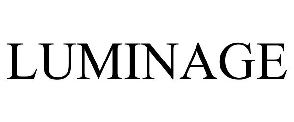 Trademark Logo LUMINAGE